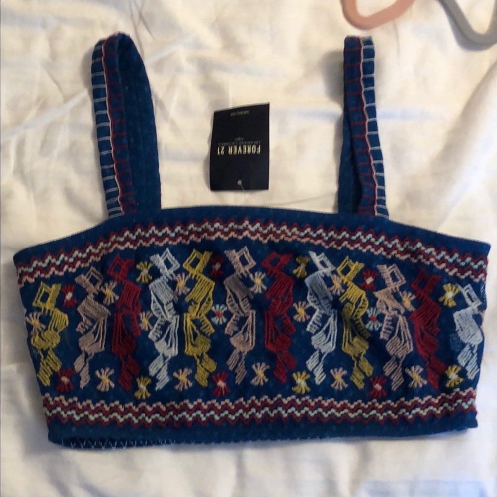 Patterned Bra Top